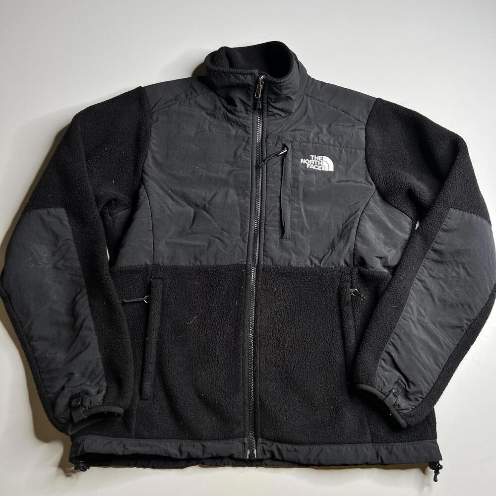 The North Face Polartec Jacket Womens Small Black Fleece Full Zip Collar Pockets